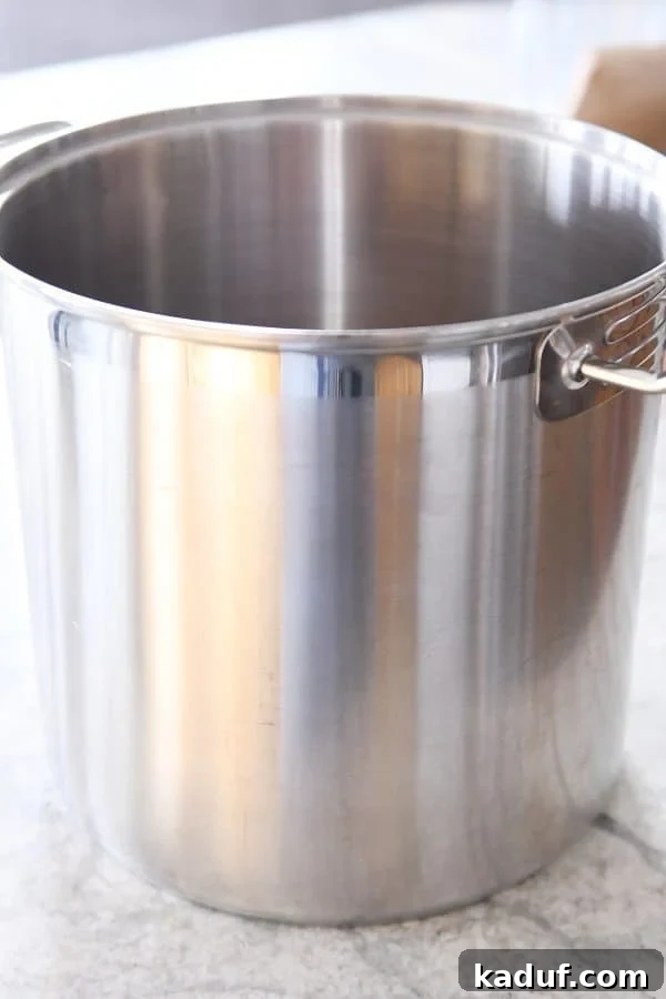 Sweet Glazed Baked Ham 5 Large pot used for sweet baked ham.