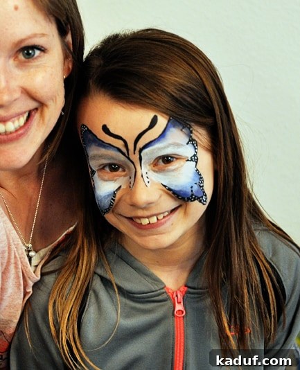 Saturday Lens: My Three Favorite Finds 2 Child with painted face