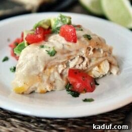 Green Chile Chicken Enchilada Tower 5 Green Chile Chicken Enchilada Stack
