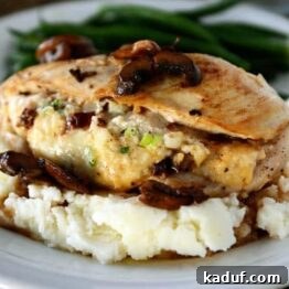 Olive Garden-Style Stuffed Chicken Marsala 5 Stuffed chicken breast with Marsala sauce