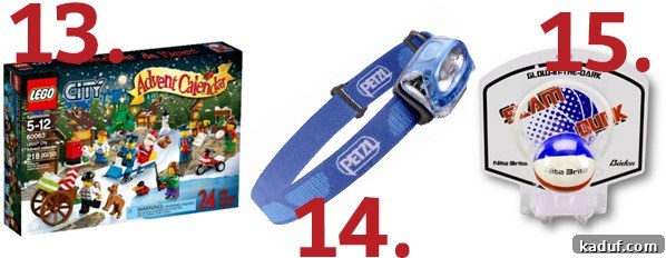 Children's Gift Guide: Small Wonders 7 Lego Advent Calendar displayed, a creative holiday countdown for children