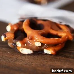 Sweet and Salty Dark Chocolate Caramel Pretzel Bark 5 Homemade Dark Chocolate Sea Salt Caramel Pretzel Bark
