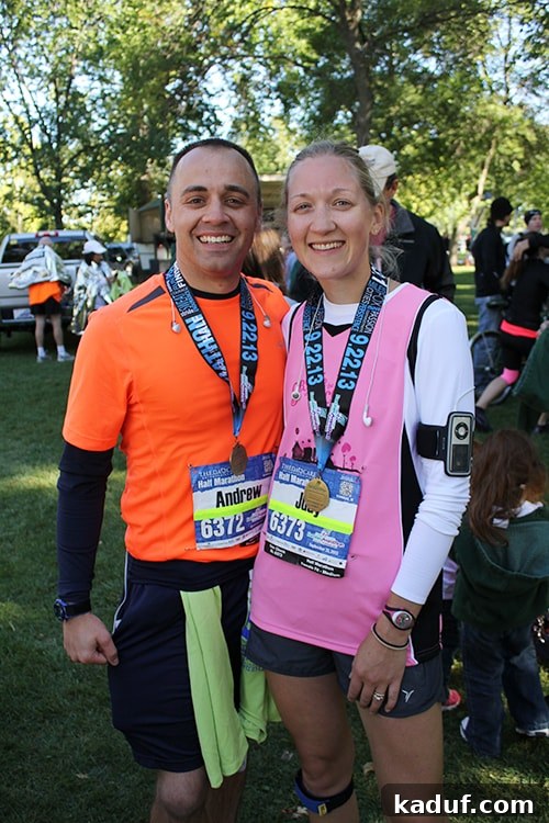 Judith Unveiled 3 A woman runner proudly wearing a pink 'Great Women of the Race' bib, symbolizing her inspiring story and achievement.