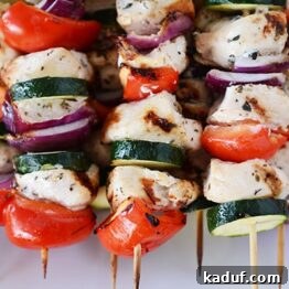 Juicy Greek Chicken Skewers with Refreshing Tzatziki 6 Grilled Greek Chicken Kebabs with Tzatziki Sauce