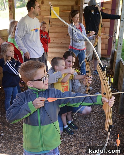 Nineteen Weeks of Training 4 Person engaged in archery, highlighting cross-training activities