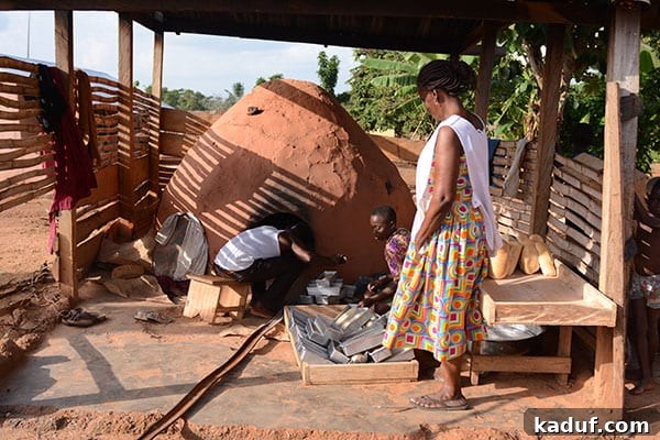 Answering Africa's Call 14 Traditional mud oven used by Gladys for baking bread