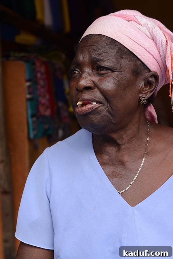 Answering Africa's Call 22 Scenic view of a tranquil Ghanaian village