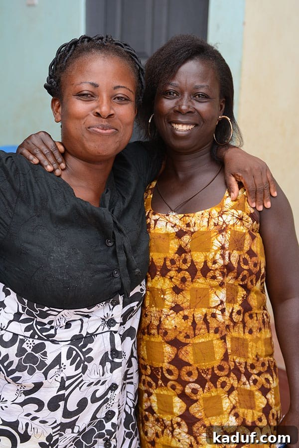 Answering Africa's Call 8 A group of smiling Ghanaian women and children