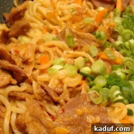 A close-up of delicious Chiang Mai Noodles, ready to serve