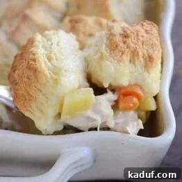 The Best Chicken Pot Pie {Biscuit OR Pie Crust Topping!}