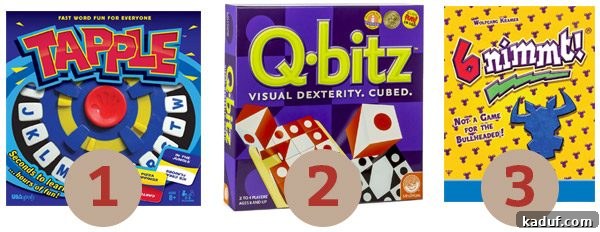 Mel's Festive Game Gift Guide Top Selections 3 Top Board Games for Family Fun