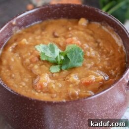 Hearty Lentil Soup with Lemon {Instant Pot or Stovetop}