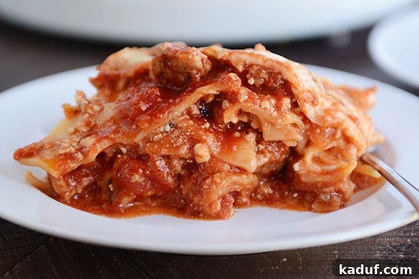 Slow Cooker Lasagna