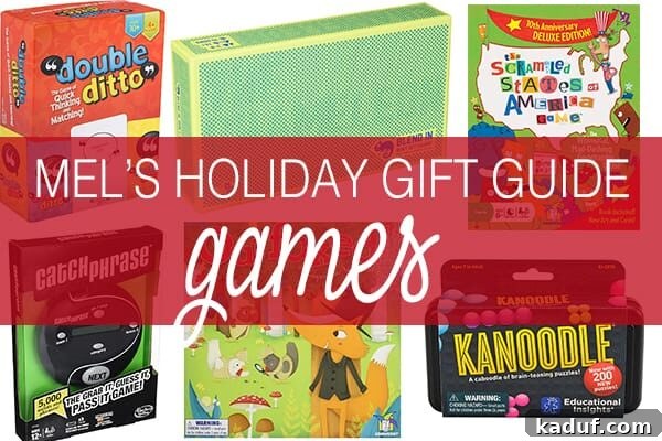 Mel's Holiday Game Guide: New Releases and Timeless Treasures 2 A joyful family gathered around a table, engaged in a lively board game session, representing the fun and connection games bring.