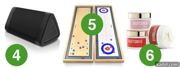 Mel's Holiday Gift Guide For Him Her And Beyond 4 Oontz Bluetooth Speaker and tabletop games