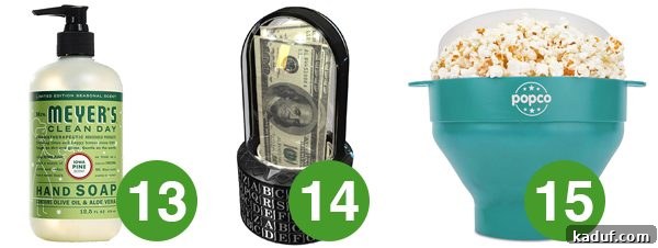 Mel's Holiday Gift Guide For Him Her And Beyond 7 Mrs. Meyers Hand Soap and Cryptex puzzle