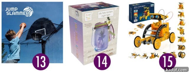 Mel's Merry & Bright Gift Ideas 7 Active outdoor toys and creative craft kits.