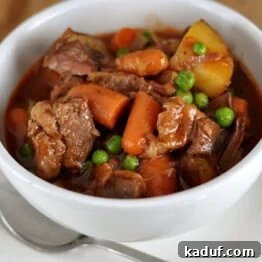 Slow Cooked Hearty Beef Stew 3 Hearty Beef Stew {Slow Cooker}