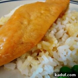 Honey Mustard Chicken dish with a golden glaze.