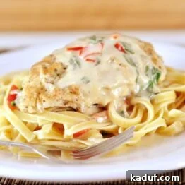 Tuscan Garlic Chicken - a delicious homemade copycat recipe