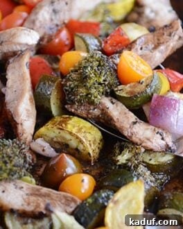Quick & Easy: 15+ Light Meals Ready in 30 Minutes 18 Sheet Pan Balsamic Chicken and Veggies