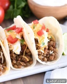 Quick & Easy: 15+ Light Meals Ready in 30 Minutes 6 Instant Pot Lentil Tacos