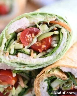 Quick & Easy: 15+ Light Meals Ready in 30 Minutes 8 Turkey Avocado Veggie Wraps