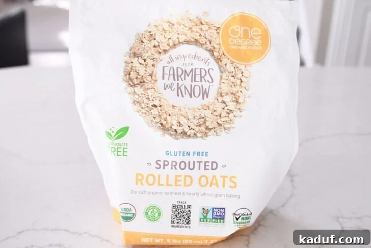 Best Ever Overnight Chia Oats 4 Bag of organic sprouted oats